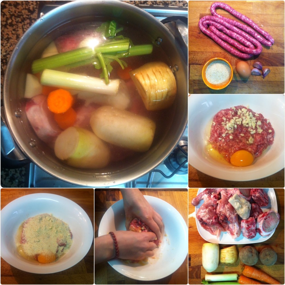 Caldo con pilota prandium