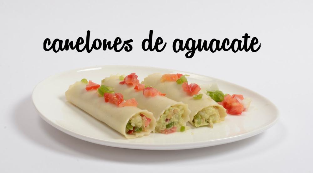 Canelones de aguacate