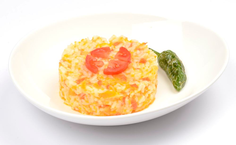 Salteado de arroz con verduras