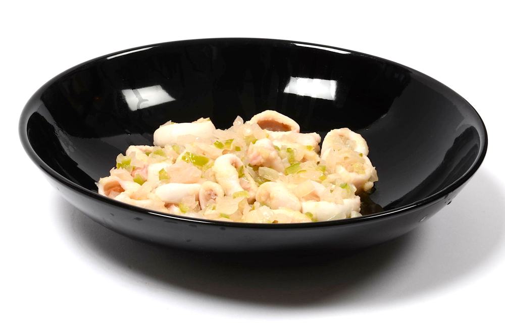 Calamares encebollados