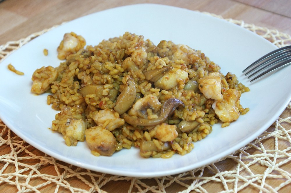 arroz del señoret o arroz sin cáscaras